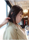 【ami style】ナチュラルベージュ　ナチュラルボブ