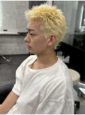 スパイキーショート/抜きっぱなし/メンズブリーチカラー/渋谷