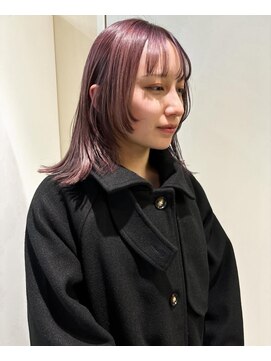 オーパスバイアンブルリュクス 池袋(Opus by ambleluxe) フェイスレイヤー/ケアブリーチ/ピンクカラー