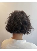 くせ毛を楽しむカーリーボブ　NYドライカット