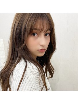 モンド ヘアクリエーション 西田店(monde hair creation) 【monde】ニュアンスカラー×ふんわりロング×髪質改善