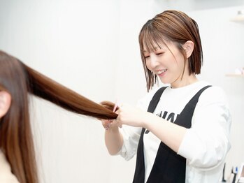 4-CLOVER hair & eyelash salonの写真/髪を整える、心までととのう。カット×カラー×マーブ(炭酸マイクルバブル)
