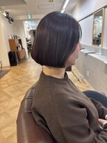 インビテーション(invitation) 大人ピンクアッシュボブ