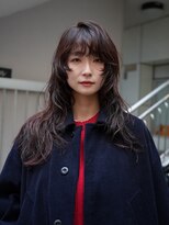 ノラ シブヤ(NORA)&nbsp;ハッシュカットミディアムレイヤーウルフボブ顔まわりレイヤー