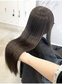 ライトグレージュ＊ブリーチなしダブルカラー/ケアカラー