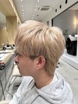 エン 栄店(enne) メンズ/リバースセンターパート/ウルフ/栄/マッシュ