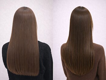 レム 泉中央店(L.E.M)の写真/ずっと触れていたくなる質感を実現！内部からの本格的な毛髪補修で、芯からうるおい溢れる艶やかな美髪に◎