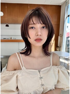 ノラジャーニー(NORA Journey) 【阿形】顔周り姫カットウルフカット姫カットレイヤーミディアム