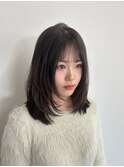 ザグザグ顔まわりレイヤー