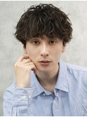 スパイキーショートシャドウパーマアクティブショート