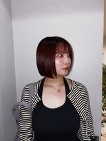 シアン 矢場町店(CYAN.)&nbsp;色落ちまで楽しめるwine red × スタイリッシュなbob