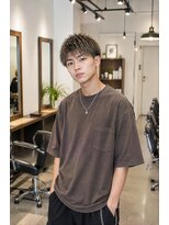 MEN's Baguz MEN'Sカット/ MEN'Sパーマ/ MEN'Sカラー 韓国風ニュアンスウェーブメンズマッシュ