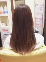 美容室ヒラトヤ 都南店&nbsp;髪質改善トリートメントストレート艶カラーハイライトロングヘア