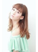 抜け感ゆったりウェーブ/葛西/ブリーチ/ハイライト/髪質改善