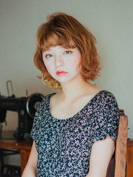 プロデュース 相模原店(Produce) ラフウェーブ♪ヌーディーカラー☆ボブ