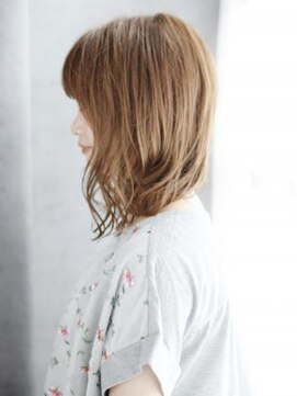 ヘアメイク ナル(hair make nalu) 透け感バングのゆるミックスカール