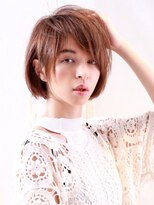 髪質改善と縮毛矯正の専門店 サンティエ(scintiller)&nbsp;頭が小さく見える！丸みのあるストレートボブ弱酸性縮毛矯正☆