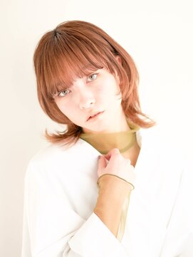 ジュール サウス 新宿南口(Joule South) 顔型別ヘアスタイル特集/マロンベージュ/Aラインボブ/新宿