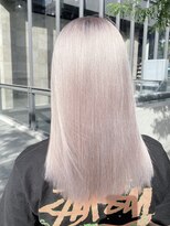 ミョンシル&nbsp;ハイトーンペールピンクシルバー