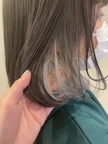 トリコ ショップアンドヘアサロン(tricot shop hair salon)&nbsp;透明感ラベンダーカラー/20代30代/エギョモリ/大人ボブ