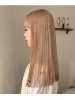 オンヌ(onnu)&nbsp;ミルクティーベージュ×裾カラー