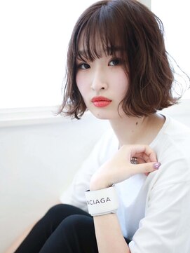 ドーチェ 池田店(DOCHE) 切りっぱなしふんわりパーマボブ