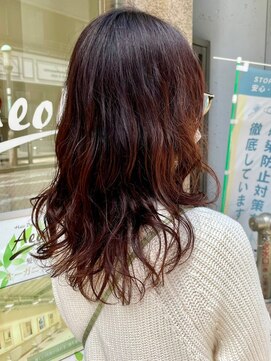 アエラス(Aeolus) ゆるふわパーマ×オーガニックカラー