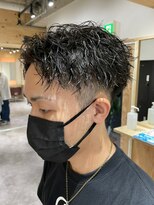 クオル 立川(QOL)&nbsp;ツイストスパイラルパーマ波巻きスパイラルパーマツーブロック