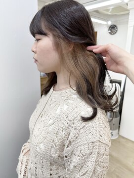 イコ 表参道原宿(ico) インナーカラー ベージュ イルミナカラー