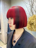 オンザ(ONTHE)&nbsp;『Design赤黒ボブ』