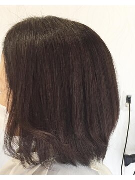 ヘアーカルチャー おゆみ野店(HAIR CULTURE) ミディアムストレート大人可愛いブラウンカラー