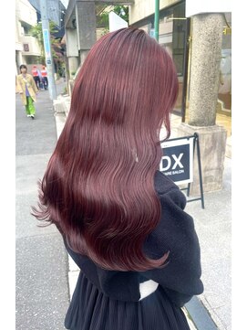 ラグーン 原宿 表参道(LAGOON) 【LAGOON】ブリーチなし/ピンクカラー/カシスピンク/チェリー