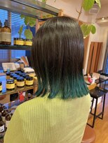 オーガニックマインド 坂戸 鶴ヶ島(organic+mind)&nbsp;20代30代40代デザインカラーグラデーションブリーチ小顔