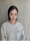 黒髪ボブ小顔ヘア高知美容院10代20代