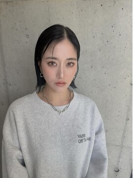 ガルボ ヘアー(garbo hair) 黒髪ボブ小顔ヘア高知美容院10代20代