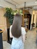 カット＋炭酸泉＋ケアブリーチ＋カラー【￥28600】