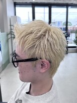 シンパ(sympa)&nbsp;メンズショート×抜きっぱなしブロンドカラー