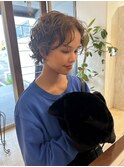 ウルフショートパーマ