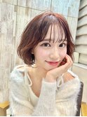 【monaco】ふんわりボブ/タンバルモリ/逆三角対策/広尾美容室