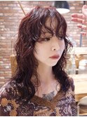 【macana指名】レイヤーパーマ ロングパーマ 暖色