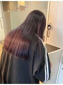 美髪＊エアリーロング＊パープルグレー＊髪質改善＊Zina札幌大通