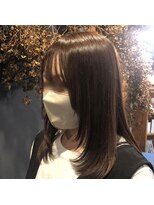 ランタン(LANTERN)&nbsp;レイヤーカット×チョコレートブラウン＃京都＃山科