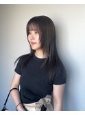 オリーブアッシュ/透明感カラー/顔まわりレイヤー[表参道]