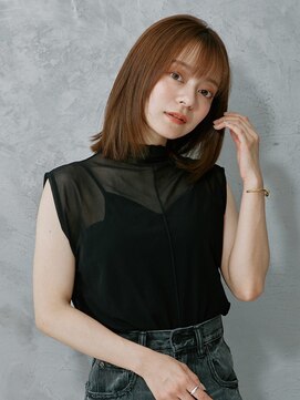 ソシエ アヴェダ さいたま新都心店(SOCIE AVEDA) ストレートボブ［さいたま新都心駅/髪質改善］