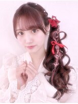 ヘアセット専門店 ナゴミ 渋谷店(nagomi)&nbsp;サイドポニーテールあみたらし