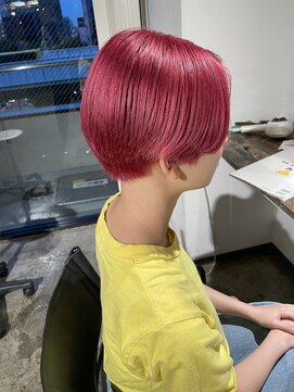ニュート(Neut ) ハイトーンレッドカラー/ショートボブ/ケアブリーチ/名古屋
