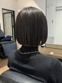 カウチ 板橋本町店(kauti)&nbsp;ぷつっとしたラインを残したミニボブスタイル◎