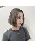 2wayバングボブ/グレージュカラー