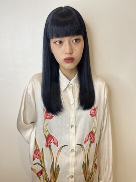 ブルーブラックカラー