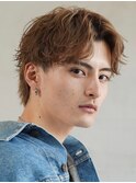 横浜西口波巻きスパイラルパーママッシュウルフツイスパメンズ